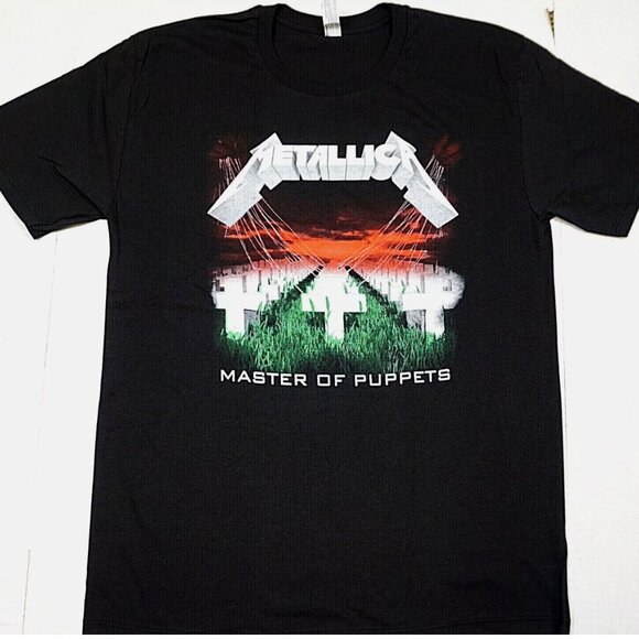 METALLICA Master Of Puppets T-shirt Heavy Metal Tee Black New - Picture 1 of 2